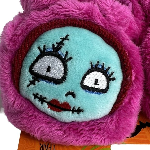 Disney Nightmare Before Christmas Sally Baby Booties Slippers Sz 0-6 Months New - Picture 8 of 12
